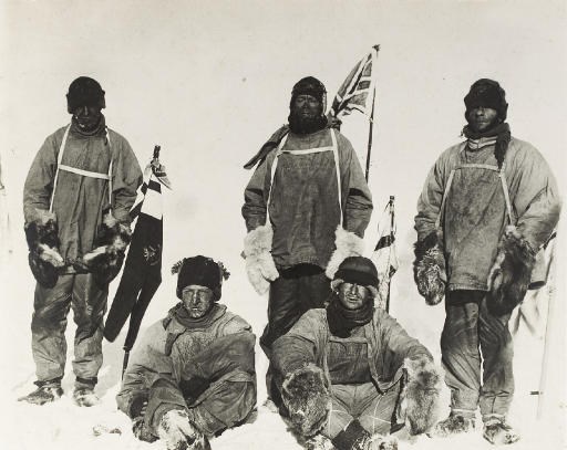 Henry Robertson 'Birdie' Bowers (1883-1912), Edward Adrian Wilson (1872-1912) and others