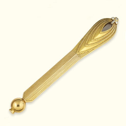 A DIAMOND SET TELEPHONE DIALING INSTRUMENT, BY PETOCHI