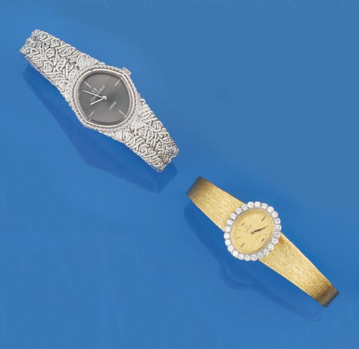 TWO LADY'S WRISTWATCHES, BY OMEGA