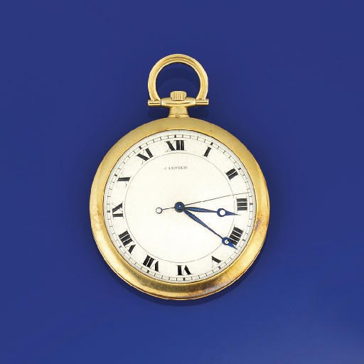 A DRESS POCKET WATCH, BY CARTIER