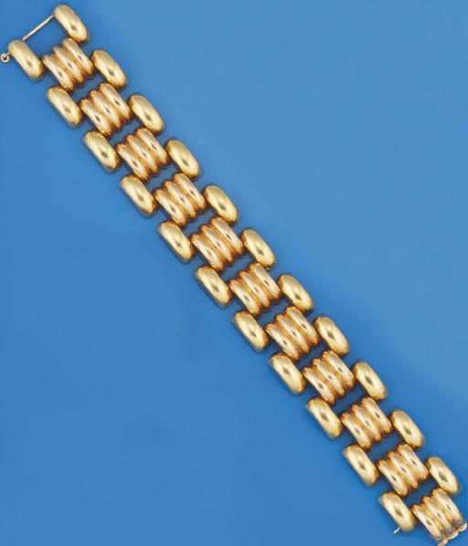 A two colour bracelet