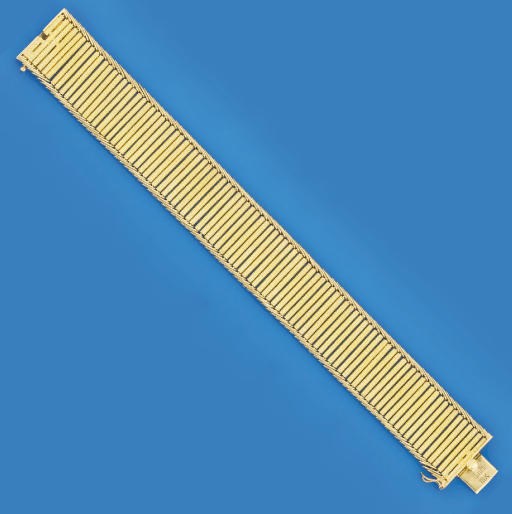 A fancy link bracelet, by Cartier