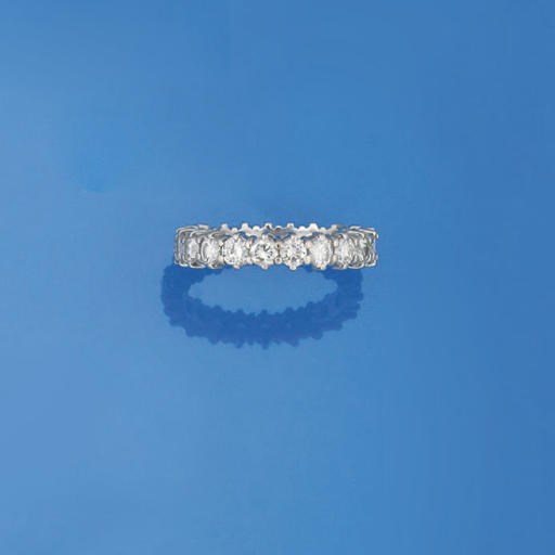 A diamond eternity ring