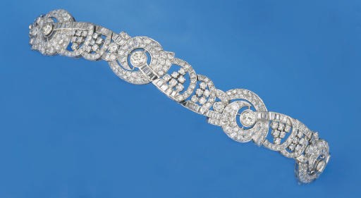 A diamond bracelet