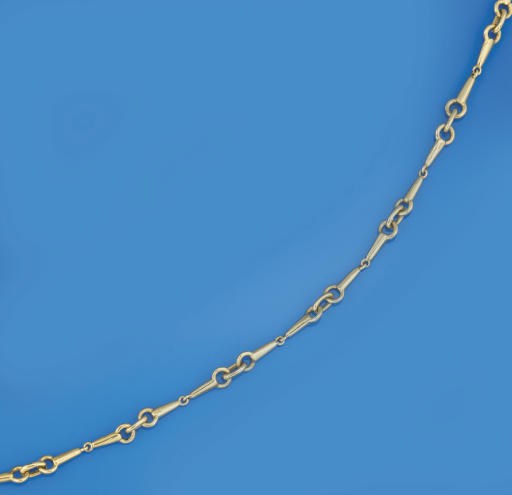 A gold necklace, by Charles de Temple
