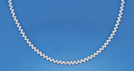 A diamond necklace