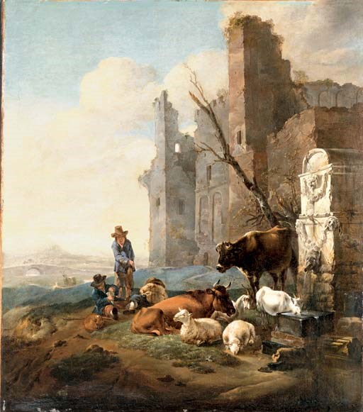 Attributed to Karel du Jardin Amsterdam 1626-1678 Venice