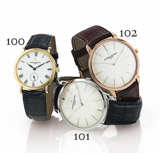 VACHERON CONSTANTIN.  AN OVERSIZED 18K PINK GOLD WRISTWATCH