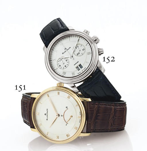 BLANCPAIN. AN OVERSIZED 18K PINK GOLD AUTOMATIC WRISTWATCH WITH RETROGRADE SECONDS