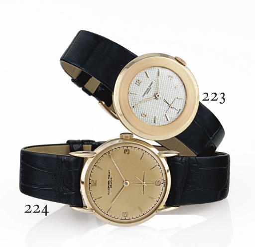 AUDEMARS PIGUET.  AN 18K PINK GOLD WRISTWATCH