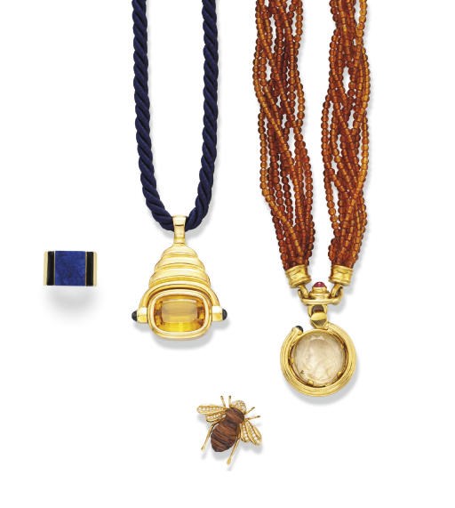 A GROUP OF MULTI-GEM JEWELRY