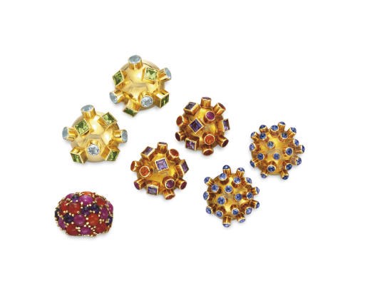 A GROUP OF MULTI-GEM JEWELRY, BY SOLANGE AZAGURY-PARTRIDGE