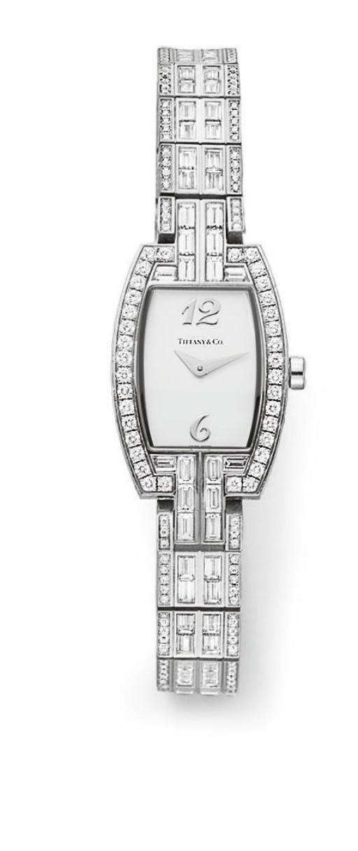 A DIAMOND WRISTWATCH, BY TIFFANY & CO.