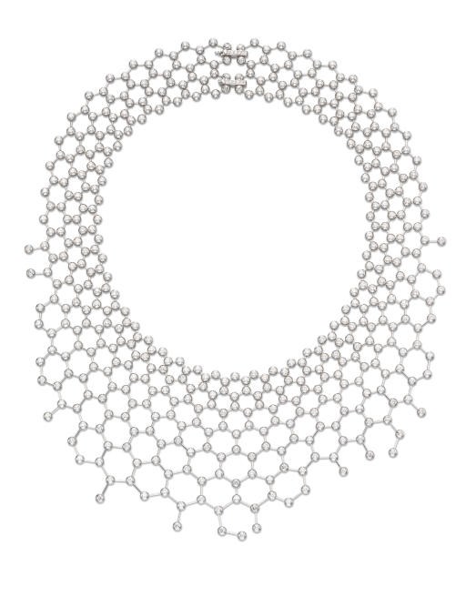 A DIAMOND "PERLE DIAMANT" NECKLACE, BY CARTIER