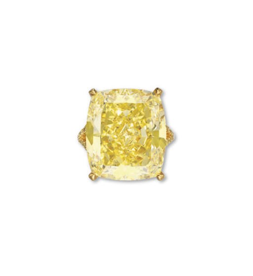 A RARE COLORED DIAMOND RING