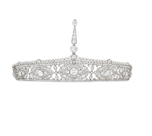 AN EXCEPTIONAL BELLE EPOQUE DIAMOND AIGRETTE BANDEAU, BY CARTIER