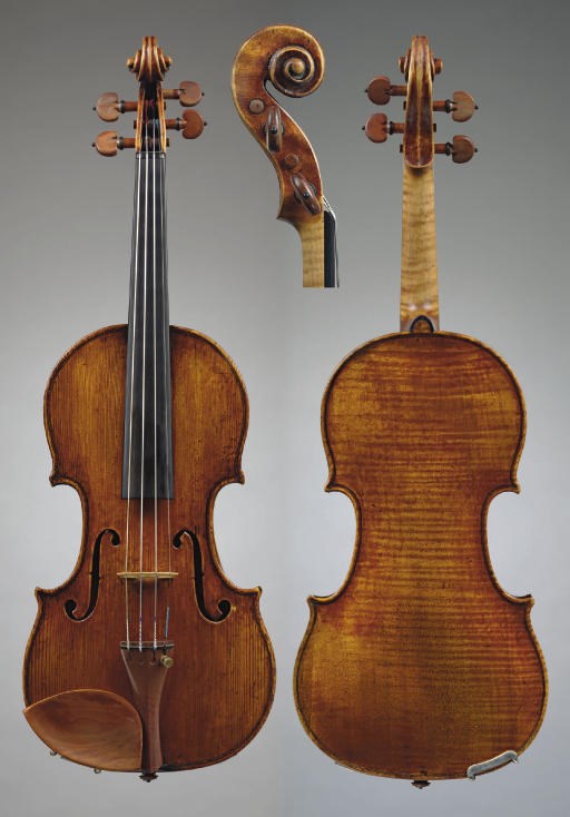 GIUSEPPE GUARNERI 'DEL GESU', WHILE UNDER THE DISCIPLINE OF HIS FATHER GIUSEPPE 'FILIUS ANDREAE'