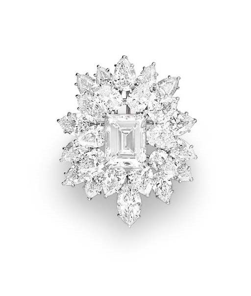 A DIAMOND BROOCH, BY HARRY WINSTON