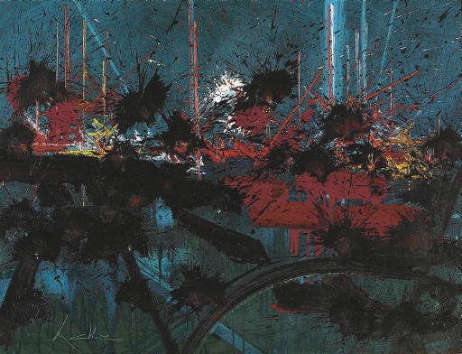 Georges Mathieu (French, b. 1921)