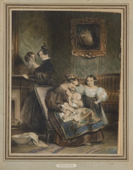 D'APRES ACHILLE DEVERIA (1800-1857)