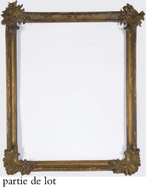 HUIT CADRES DE STYLE LOUIS XIV ET LOUIS XV