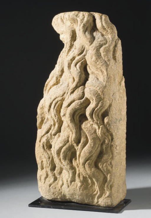 FRAGMENT DE CHEVELURE FEMININE D'EPOQUE MEDIEVALE