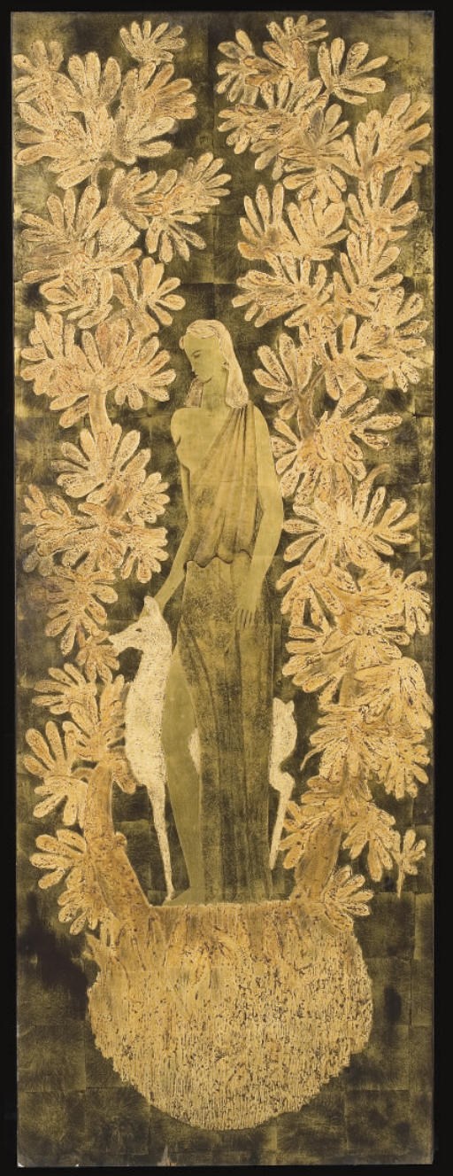 PANNEAU DECORATIF, VERS 1940
