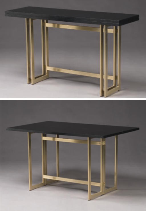 CONSOLE D'APPUI FORMANT TABLE DE SALLE A MANGER