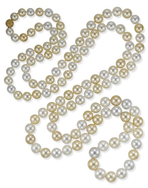 A SOUTH SEA CULTURED PEARL ROPE