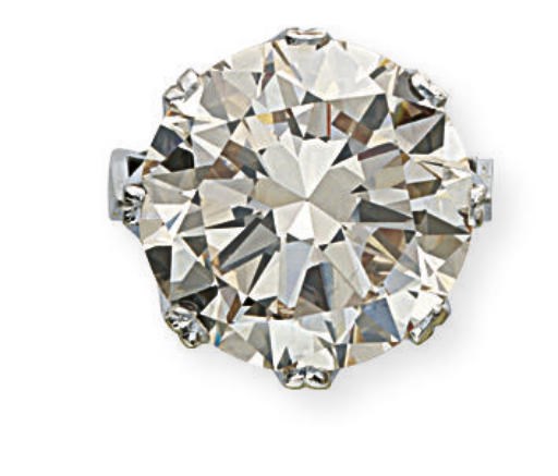 A SINGLE-STONE COLOURED DIAMOND RING