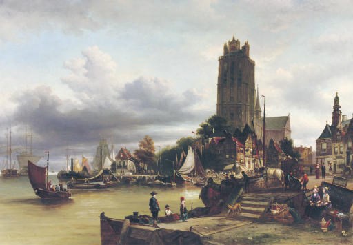 Elias Pieter van Bommel (Dutch, 1819-1890)