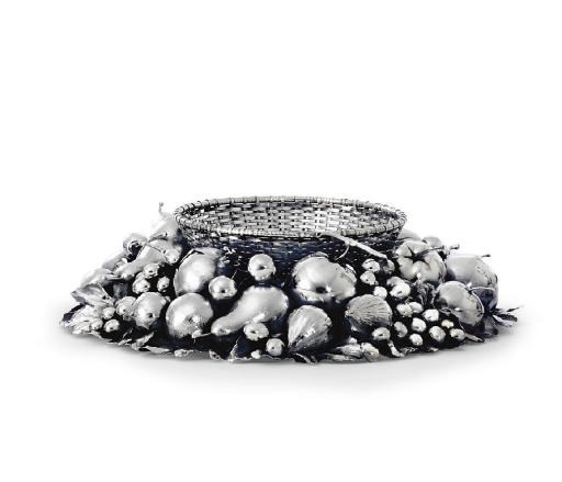 AN ITALIAN SILVER CENTERPIECE