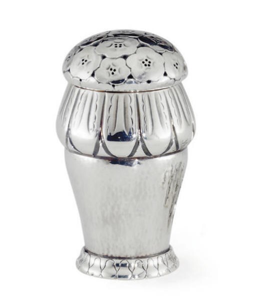 A DANISH SILVER MUFFINEER