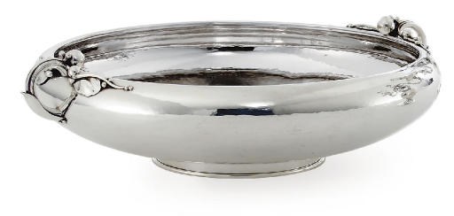 A DANISH SILVER CENTERPIECE BOWL