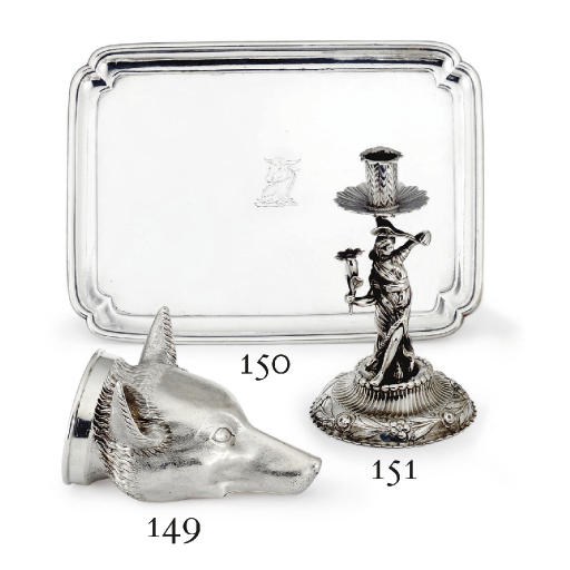 AN INDIAN COLONIAL SILVER STIRRUP-CUP