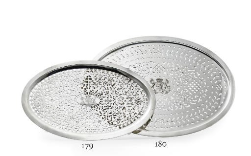 A GEORGE III SILVER MAZARINE