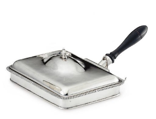 A GEORGE III SILVER COVERED BACON DISH