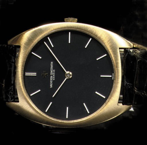 AN 18K GOLD CUSHION-SHAPED WRISTWATCH, BY VACHERON & CONSTANTIN