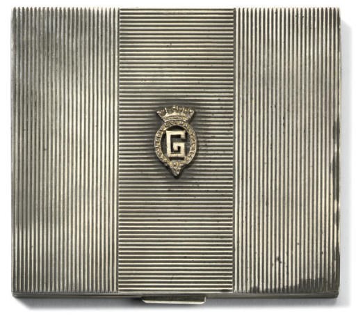 THE DUKE OF KENT'S CIGARETTE CASE
A SILVER CIGARETTE CASE
