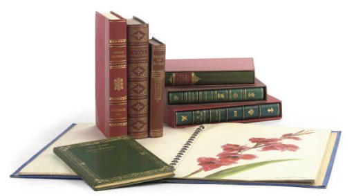 GREY, LT.GEN. THE HON. C. The early Years of His Royal Highness the Prince Consort ... fourth edition. London: Smith, Elder & Co., 1867. 8o (213 x 135mm.), portrait, 20th-century red morocco gilt by Bagster, g.e.; and 7 others, various, most modern bindings 	 (8)