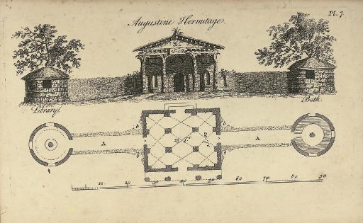WRIGHTE, WILLIAM. Grotesque Architecture, or Rival Amusements. London: for Henry Webley, 1767. 8o (225 x 145mm.), engraved frontispiece and 28 plates, final advertisement leaf, contemporary calf, slightly rubbed, signature of Altr. Bertie 1767 on front pastedown, signature of Rachel Dowding on title