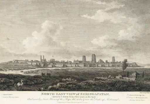 DIROM, MAJOR [ALEXANDER]. A Narrative of the Campaign in India which terminated the War with Tippoo Sultan. London: by W. Bulmer & Co., 1793. 4o (255 x 205mm.), 9 engraved plates and maps, some folding, 20th-century morocco-backed cloth, t.e.g., signature of Sir John Call on title, bookplate of Frederick J.O. Montague