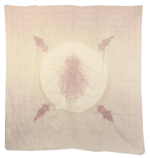 QUEEN MARY'S TABLE CLOTH A SHELL PINK LINEN TABLECLOTH