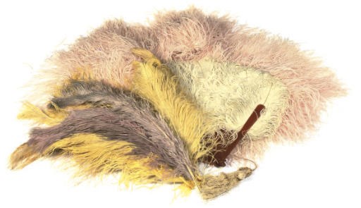 PRINCESS MARY'S FANS THREE FEATHER FANS