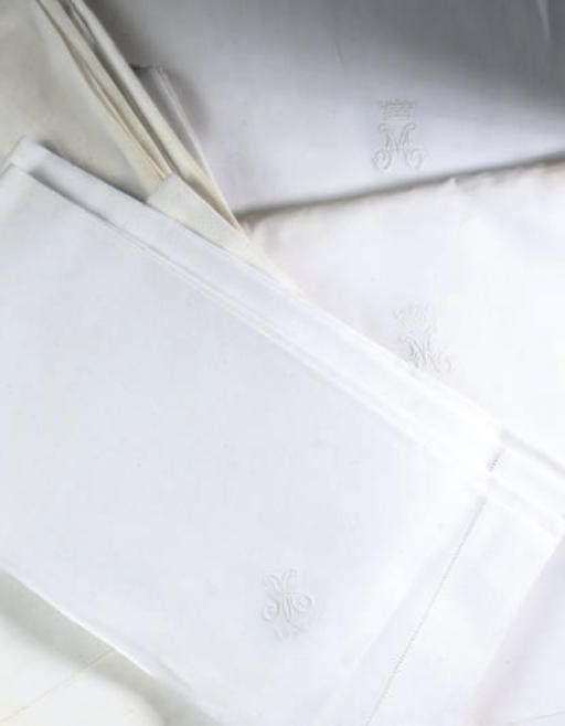 PRINCESS MARY'S WHITE LINEN A COLLECTION OF MONOGRAMMED WHITE LINEN