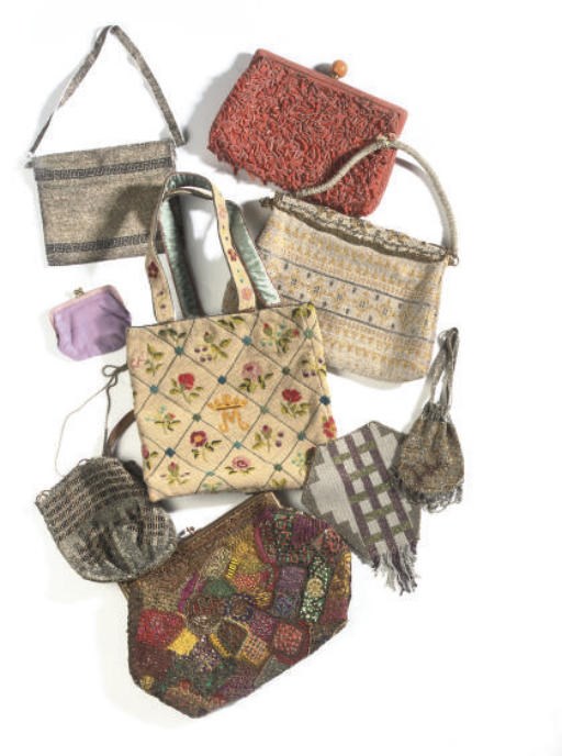 PRINCESS MARY'S HANDBAGS A GROUP OF HANDBAGS, 20TH CENTURY