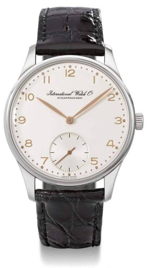 IWC. A fine and rare oversized stainless steel limited edition wristwatch