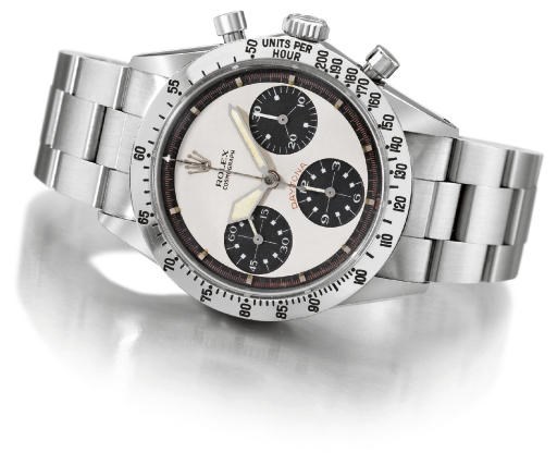 Rolex. A fine and rare stainless steel water-resistant chronograph wristwatch with bracelet