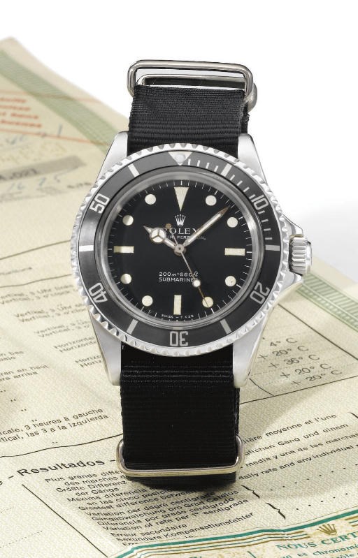 Rolex. A stainless steel self-winding water-resistant wristwatch with sweep centre seconds and original guarantee