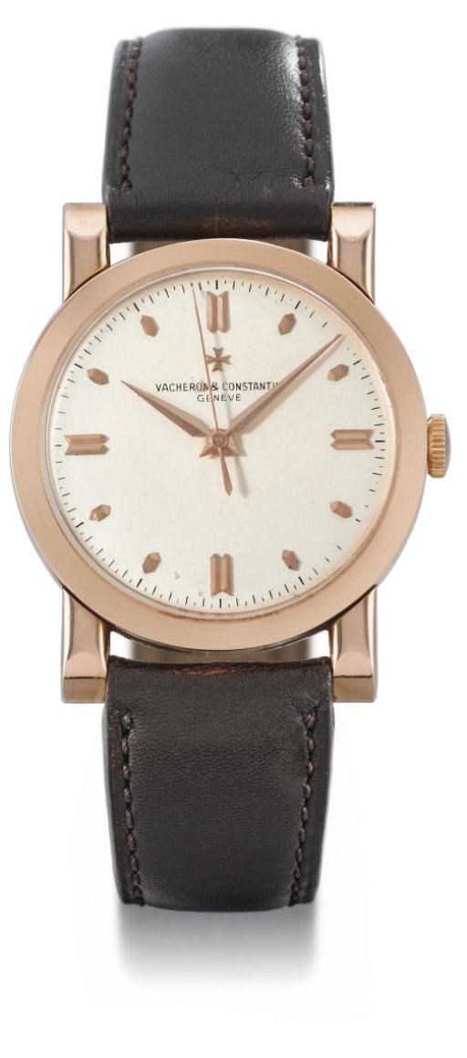 Vacheron Constantin. A fine 18K gold wristwatch with sweep centre seconds and hack feature